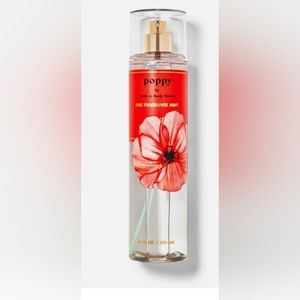 Poppy body spray bath and body works new